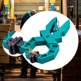 Maxbell Locking C Clamp Adjustable Workshop Welding Craftsmen Face Clamp Woodworking Light Blue