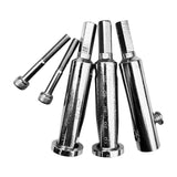 Maxbell 2Pcs Wire Twisting Tool Power Tool Accessories Steel 4 Square and 2.5 Square