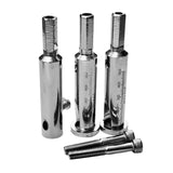 Maxbell 2Pcs Wire Twisting Tool Power Tool Accessories Steel 4 Square and 2.5 Square