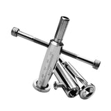 Maxbell 2Pcs Wire Twisting Tool Power Tool Accessories Steel 4 Square and 2.5 Square