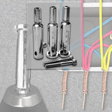 Maxbell 2Pcs Wire Twisting Tool Power Tool Accessories Steel 4 Square and 2.5 Square