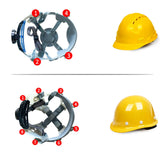 Maxbell Hard Hat Replacement Ratchet Suspension Universal Attachment Bump Cap Insert 4 Point Plug in