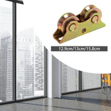 Maxbell Sliding Door Roller V Groove Wheel for Industrial Machines Rail Rolling Gate 12.9cmx3.4cmx6cm