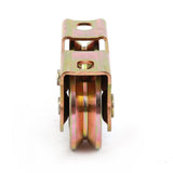 Maxbell Sliding Door Roller V Groove Wheel for Industrial Machines Rail Rolling Gate 13cmx3.35cmx6.5cm