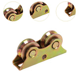 Maxbell Sliding Door Roller V Groove Wheel for Industrial Machines Rail Rolling Gate 15.8cmx3.5cmx7.9cm
