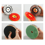 Maxbell Snail Lock Backer Pad Multiuse Disc Pad Holder for Polishing Pad Attachments 12.5cm