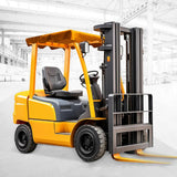 Maxbell Forklift Rain Cover with Clear Skylight Easy Installation Forklift Cab Cover