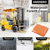 Maxbell Forklift Rain Cover with Clear Skylight Easy Installation Forklift Cab Cover