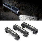 Maxbell 3Pcs Flashlight Pressure Switch Cable Guides Practical Wire Management Clips