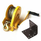 Maxbell Mounting Bracket Fit 1200/1800 Pound Manual Winch Universal Accessory