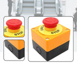 Maxbell EmergeNormally Closedy Stop Push Button Switch Elevator Mount 660V 10A