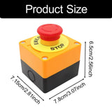 Maxbell EmergeNormally Closedy Stop Push Button Switch Elevator Mount 660V 10A