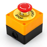 Maxbell EmergeNormally Closedy Stop Push Button Switch Elevator Mount 660V 10A