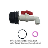 Maxbell Barrel Faucet PVC Control Valve Sturdy Directly Replace Leakproof Controller OD 20 mm