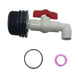 Maxbell Barrel Faucet PVC Control Valve Sturdy Directly Replace Leakproof Controller OD 20 mm
