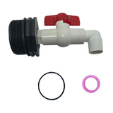 Maxbell Barrel Faucet PVC Control Valve Sturdy Directly Replace Leakproof Controller OD 20 mm