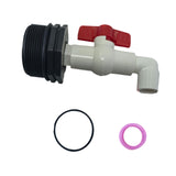 Maxbell Barrel Faucet PVC Control Valve Sturdy Directly Replace Leakproof Controller OD 20 mm