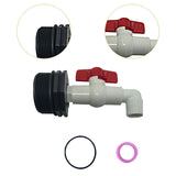 Maxbell Barrel Faucet PVC Control Valve Sturdy Directly Replace Leakproof Controller OD 20 mm