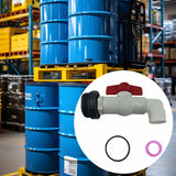 Maxbell Barrel Faucet PVC Control Valve Sturdy Directly Replace Leakproof Controller OD 32 mm