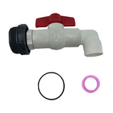 Maxbell Barrel Faucet PVC Control Valve Sturdy Directly Replace Leakproof Controller OD 32 mm