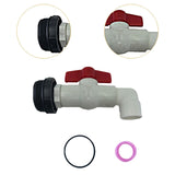 Maxbell Barrel Faucet PVC Control Valve Sturdy Directly Replace Leakproof Controller OD 32 mm