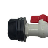 Maxbell Barrel Faucet PVC Control Valve Controller Sturdy Accessory Tap Tank Adapter
