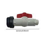 Maxbell Rain Barrel Spigot Kit Drum Equipment Adapter Fitting Ball Valve Drum Spigot