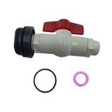 Maxbell Rain Barrel Spigot Kit Drum Equipment Adapter Fitting Ball Valve Drum Spigot