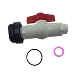 Maxbell Rain Barrel Spigot Kit Drum Equipment Adapter Fitting Ball Valve Drum Spigot