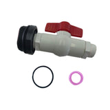 Maxbell Rain Barrel Spigot Kit Drum Equipment Adapter Fitting Ball Valve Drum Spigot