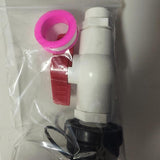 Maxbell Rain Barrel Spigot Kit Drum Equipment Adapter Fitting Ball Valve Drum Spigot