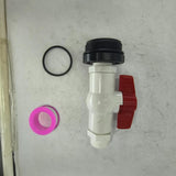 Maxbell Rain Barrel Spigot Kit Drum Equipment Adapter Fitting Ball Valve Drum Spigot