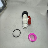 Maxbell Rain Barrel Spigot Kit Drum Equipment Adapter Fitting Ball Valve Drum Spigot