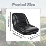 Forklift Seat Universal PU Leather Tractor Seat for Telehandler Loader