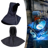 Maxbell Welding Hood Soldering Equipment Denim Comfortable Heat Insulation Protector With Brim