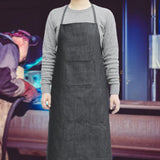 Maxbell Denim Apron Workwear Comfortable Welding Work Apron for Garden Painting Home M