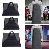 Maxbell Denim Apron Workwear Comfortable Welding Work Apron for Garden Painting Home M