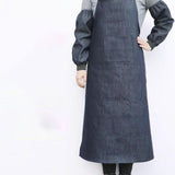 Maxbell Denim Apron Workwear Comfortable Welding Work Apron for Garden Painting Home M