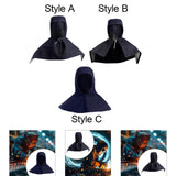 Maxbell Denim Fabric Welding Hood Reusable Work Hat Headgear with Neck Shoulder Drap