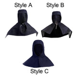 Maxbell Denim Fabric Welding Hood Reusable Work Hat Headgear with Neck Shoulder Drap