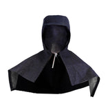 Maxbell Denim Fabric Welding Hood Reusable Work Hat Headgear with Neck Shoulder Drap
