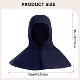 Maxbell Denim Fabric Welding Hood Reusable Work Hat Headgear with Neck Shoulder Drap