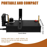 Maxbell Heat Cutting Ribbon Cutter Small Ribbon Thermal Cutter for Braid Ropes Nylon