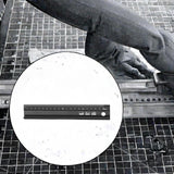 Maxbell Safety Cutting Ruler Metal Crafting Ruler for DIY Art Projects Paper 210mm