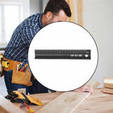 Maxbell Safety Cutting Ruler Metal Crafting Ruler for DIY Art Projects Paper 210mm