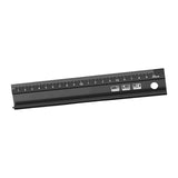 Maxbell Safety Cutting Ruler Metal Crafting Ruler for DIY Art Projects Paper 210mm