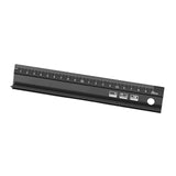 Maxbell Safety Cutting Ruler Metal Crafting Ruler for DIY Art Projects Paper 210mm