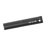 Maxbell Safety Cutting Ruler Metal Crafting Ruler for DIY Art Projects Paper 210mm