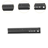 Maxbell Safety Cutting Ruler Metal Crafting Ruler for DIY Art Projects Paper 210mm