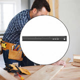 Maxbell Safety Cutting Ruler Metal Crafting Ruler for DIY Art Projects Paper 310mm